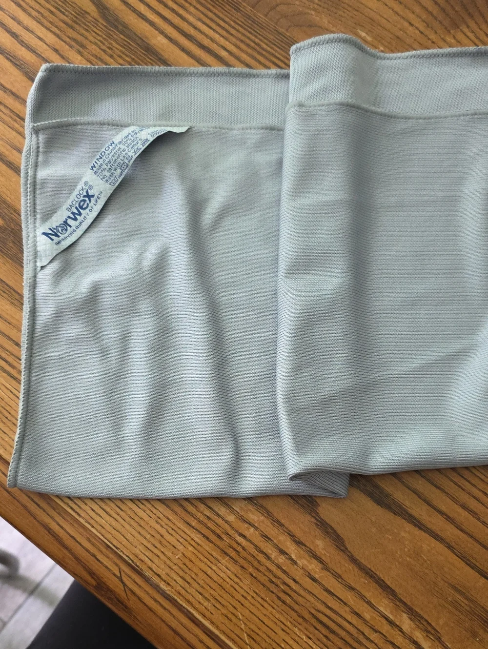 Norwex Light Gray Microfiber Window Cloth